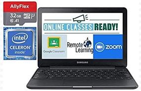 img 3 attached to 2020 Samsung Chromebook 11.6 Inch Laptop for Business Students – Intel Celeron, 4GB RAM, 16GB eMMC, 11 Hrs Battery Life, WiFi, HDMI, Chrome OS, AllyFlex 32GB Micro SD Card