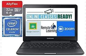 img 2 attached to 2020 Samsung Chromebook 11.6 Inch Laptop for Business Students – Intel Celeron, 4GB RAM, 16GB eMMC, 11 Hrs Battery Life, WiFi, HDMI, Chrome OS, AllyFlex 32GB Micro SD Card