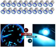 🔵 ba9s led dash instrument panel cluster ash tray light bulbs 1815 1816 182 1889 1891 replacement - blue (ice blue) - premium quality logo