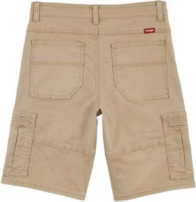 img 3 attached to 👖 Stylish and Practical: Wrangler Boys' Straight Fit Cargo Shorts for Your Active Lifestyle