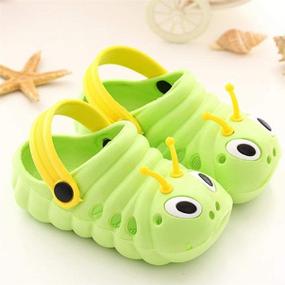 img 3 attached to 🐛 VARWANEO Lightweight Anti-Slip Caterpillar Shape Cute Shoes for Baby Boys, Girls, and Toddlers