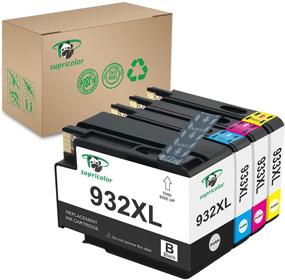 img 4 attached to 🖨️ Supricolor 932xl 933xl Compatible Ink Cartridges, High Yield Replacement for 932 933, 4-Pack (1 Black, 1 Cyan, 1 Magenta, 1 Yellow), Works with Officejet 6600 6700 6100 7110 7610 7612 Printers