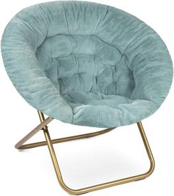 img 4 attached to Ultimate Comfort for Little Ones: Milliard X Large Saucer Chair - Ideal for Kids' Bedroom Furniture