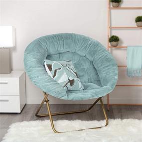 img 1 attached to Ultimate Comfort for Little Ones: Milliard X Large Saucer Chair - Ideal for Kids' Bedroom Furniture