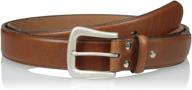 👖 brown point billet nocona men's leather belt логотип