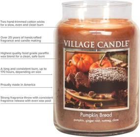 img 3 attached to 🌲 Village Candle Balsam Fir Large Apothecary Jar: 21.25 oz Scented Candle for Festive Ambiance