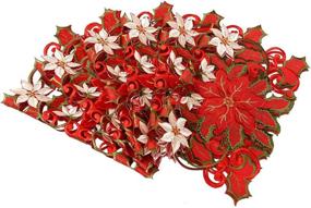 img 1 attached to 🎄 Festive Christmas Holidays Placemat Inch Set: Enhance Your Holiday Decor!