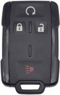 🔑 horande keyless entry remote control replacement case for chevy/gmc 2015-2018 models (black) logo