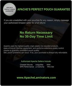 img 2 attached to 📦 Apache 3 mil Letter Size Laminating Pouches, 300 Pack