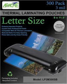 img 4 attached to 📦 Apache 3 mil Letter Size Laminating Pouches, 300 Pack