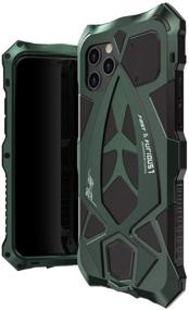 img 4 attached to 📱 KumWum Military Grade Protector for iPhone 11 Pro Case Full Body Cover with Aluminium Bumper - Green