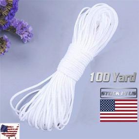 img 4 attached to SUNFEID Elastic String Earloop 100Yards Sewing