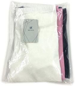 img 3 attached to 🧦 Premium Quality Bienzoe Girl's Knit Cotton Stretch 3-Pack Leggings: Ideal Antistatic School Uniform