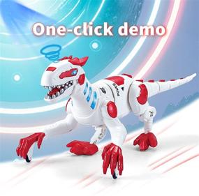 img 2 attached to 🦖 Rechargeable Electronic Velociraptor - Lifelike Dinosaur Replica