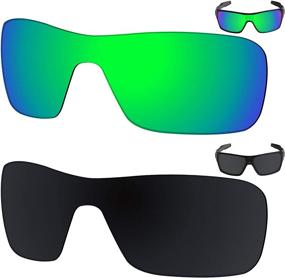 img 4 attached to Enhance Your Style with Galvanic Replacement Lenses Turbine Sunglasses for Men