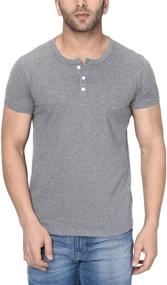 img 4 attached to Decrum Charcoal Sleeve Henley 40006055