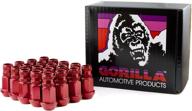 gorilla automotive 44028rd 20 thread aluminum logo