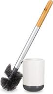 🚽 premium white toilet scrub queen, toilet brush with interchangeable head логотип