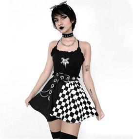 img 1 attached to Elevate Your Style with FIDDY898 Skater Skirts Pleated Skirt: Trendy Punk Women's Clothing