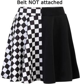 img 3 attached to Elevate Your Style with FIDDY898 Skater Skirts Pleated Skirt: Trendy Punk Women's Clothing