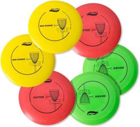 img 3 attached to 🥏 WEN JIAN Disc Golf Set: Complete Starter Set with 6 Discs & Carry Bag