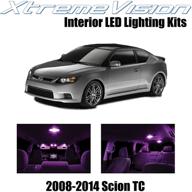 xtremevision interior led for scion tc 2008-2014 (10 pieces) pink interior led kit installation tool logo