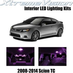 img 4 attached to XtremeVision Interior LED For Scion TC 2008-2014 (10 Pieces) Pink Interior LED Kit Installation Tool