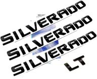 yoaoo oem черный silverado plus lt nameplate letter эмблемы: заметный 3d значок для silverado 1500 2500hd 3500hd - оригинальный silverado с глянцевым черным покрытием логотип