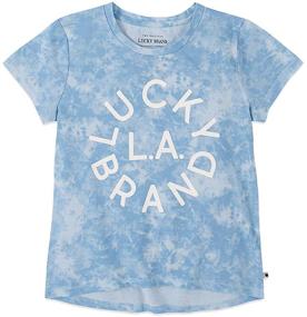 img 1 attached to 👚 Lucky Brand Graphic Reagan Whisper Girls' Clothing: Stylish Tops, Tees & Blouses