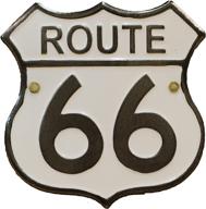 медальон с походной палкой route 66 логотип