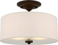 kira home addison semi flush off white lighting & ceiling fans логотип