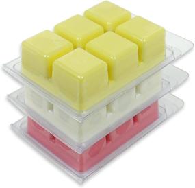 img 2 attached to Delightful Aromas: Candlecopia Monkey Farts, Butt Naked, and Bite Me Vegan Wax Melts - 18 Scented Cubes, 9.6oz, 3 x 6-Packs
