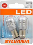 sylvania 2057 red led bulb logo