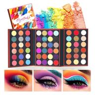 💫 eyeseek glitter pro eyeshadow palette - 60 colorful eyes shadows | high pigmentation, matte, sparkling glitter | easy blendable, shimmering powder | #neon logo