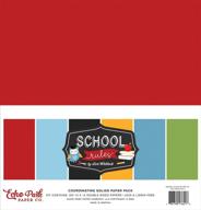 📚 echo park paper company school rules solids kit - assorted colors (red, blue, black, green, yellow, orange) logo