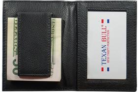 img 2 attached to Premium Leather Bifold with Magnetic Money Pocket: Secure and Stylish Wallet