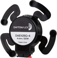 🔊 dayton audio quad feet daex25q-4 25мм эксайтер 20вт 4 ом логотип