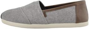 img 4 attached to Мужские лоферы и слипоны TOMS Alpargata 👞 из морозного шамбре