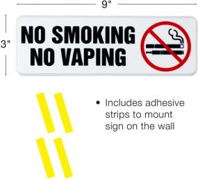 img 3 attached to Vaping No Smoking Sign Warning