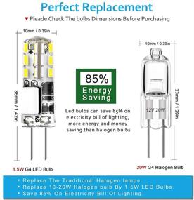 img 2 attached to 💡 Brilliant 1.5W White LED Bulb - Ultra Bright 6000K Illumination