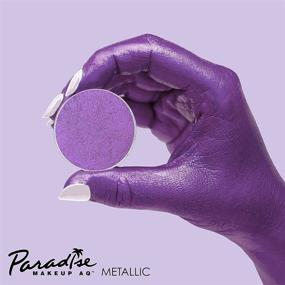 img 2 attached to 💜 Mehron Paradise Makeup AQ Refill (.25 oz) - Metallic Purple