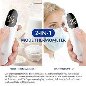 img 3 attached to 🌡️ Бесконтактный термометр для лба для взрослых и детей - мгновенные точные показания с сигналом о повышении температуры