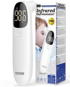 img 4 attached to 🌡️ Touchless Forehead Thermometer for Adults and Kids - Instant, Accurate Readings with Fever Alarm