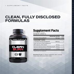 img 3 attached to 💪 Kaged Muscle Clean Burn: Non-Stimulant Metabolism Booster & Weight Loss Supplement with Green Tea & Carnitine - Get Ripped with 180 Veggie Caps!