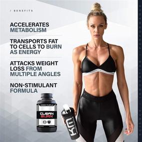 img 2 attached to 💪 Kaged Muscle Clean Burn: Non-Stimulant Metabolism Booster & Weight Loss Supplement with Green Tea & Carnitine - Get Ripped with 180 Veggie Caps!