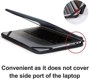 img 2 attached to 💻 Inntzone 15-15.6 Inch Foldable Laptop Sleeve - Slim Lightweight Bag for Notebook Computer (Black)