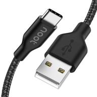 кабель быстрой зарядки noot products usb type c to a длиной 6 футов - совместим с samsung galaxy fold z 3, z flip 3, 🔌 s21 (ultra, plus), s20 fe, a12, a32, note 20, s10, a21, a71, a51, a52, s20 (ultra, plus), a11, a42, a02s - оплетенный зарядный кабель логотип