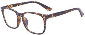 img 4 attached to ALWAYSUV Nearsighted Shortsighted Glasses Leopard