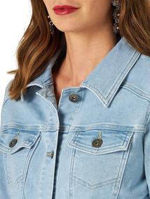 img 2 attached to 👖 Women's Denim Jacket by Wrangler Authentics