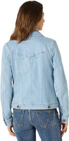 img 3 attached to 👖 Women's Denim Jacket by Wrangler Authentics